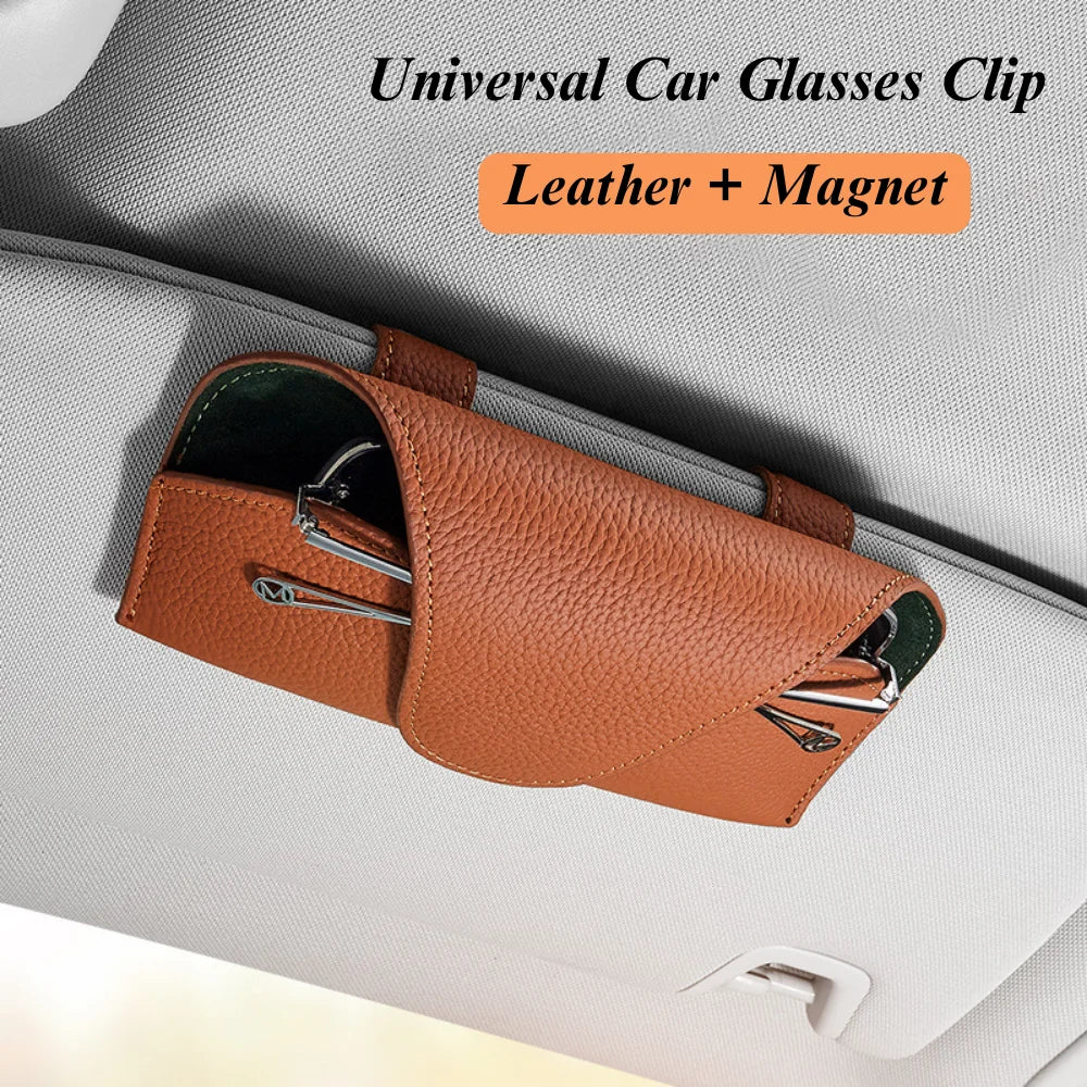 Universal Car Glasses Clip Car Sun Visor Storage Multi-Function Car Sunglasses Holder Sun Visor Card Storage Clip