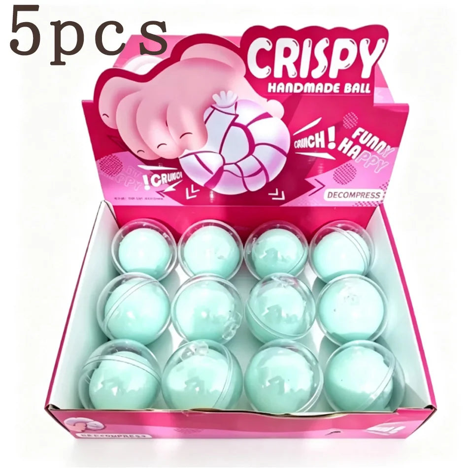 Squishy Stress Balls slow rebound wax skin squeeze toy for Kids Adult Quiet Sensory Fidget Toy Soothing Relieving Stres