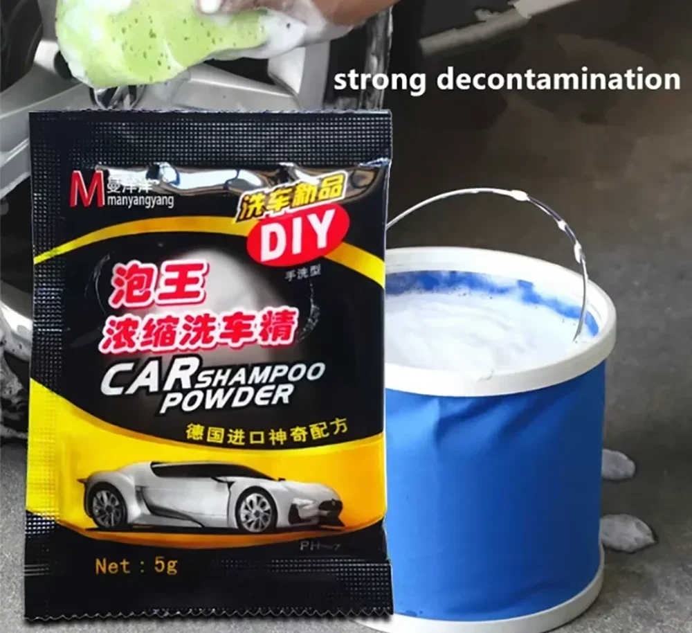 Universal Car Wash Powder Auto Cleaning Shampoo Auto Paint Care Coating Clean Tool Cars Soap Powder Windshield Wash Accessories