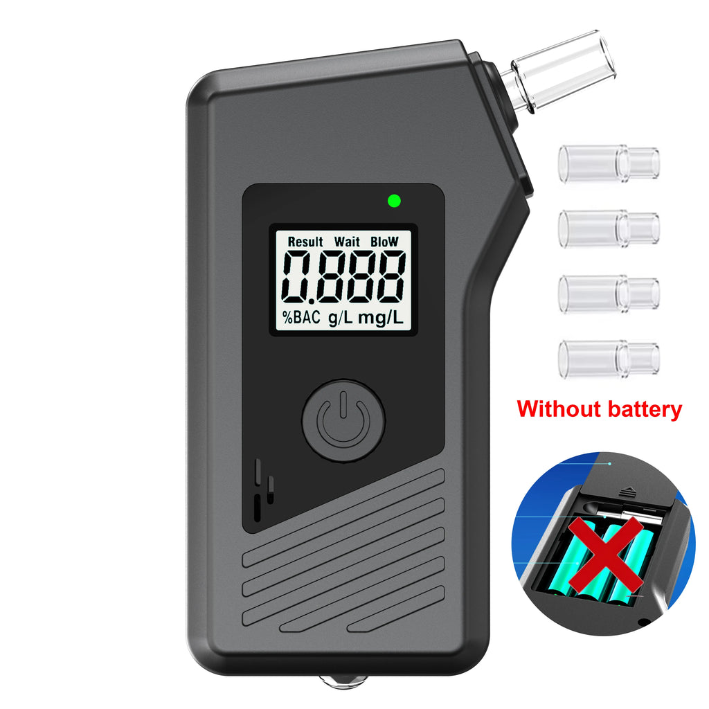 Alcohol Breathalyzer Tester with Digital LCD Display Grade Accuracy Personal Alcohol Tester for Home Use Drunk Driving Analyzer