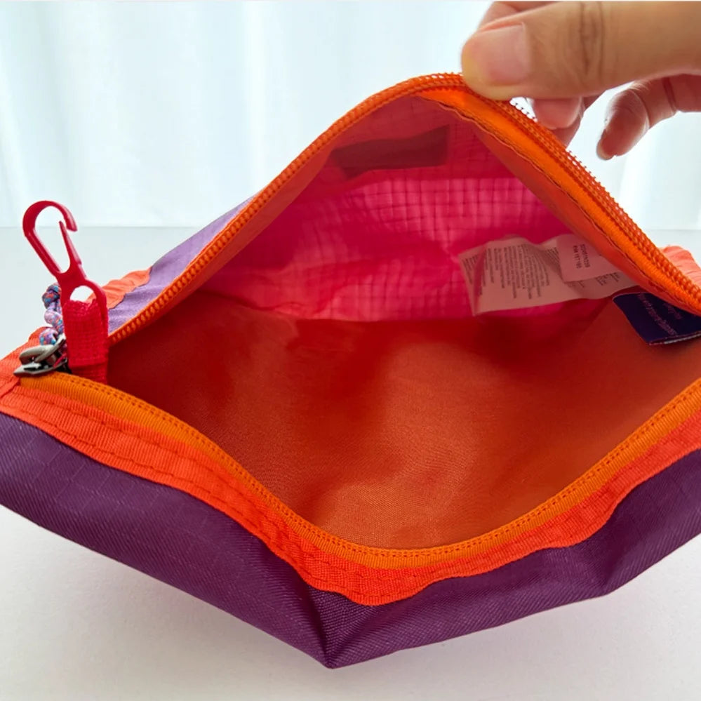 Outdoor Ultra-Light Dye Collision Crossbody Bag Camel Pattern Small Bag Summer Hiking Cycling Mini Hanging Bag
