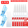 454 Super Glue: Instant Adhesive That Dries Quickly in 3 Seconds, with a Strong and Waterproof Bond; for Metal, Plastic, Wood, Ceramics and Leather; Multi-Material Repair Glue, 20 g