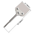 FIRECORE SDS Plus Chisel Floor Scraper 4 Inch Wide Tile Thinset Scaling Chisel Wall Scraper Works with SDS Plus Rotary Hammer