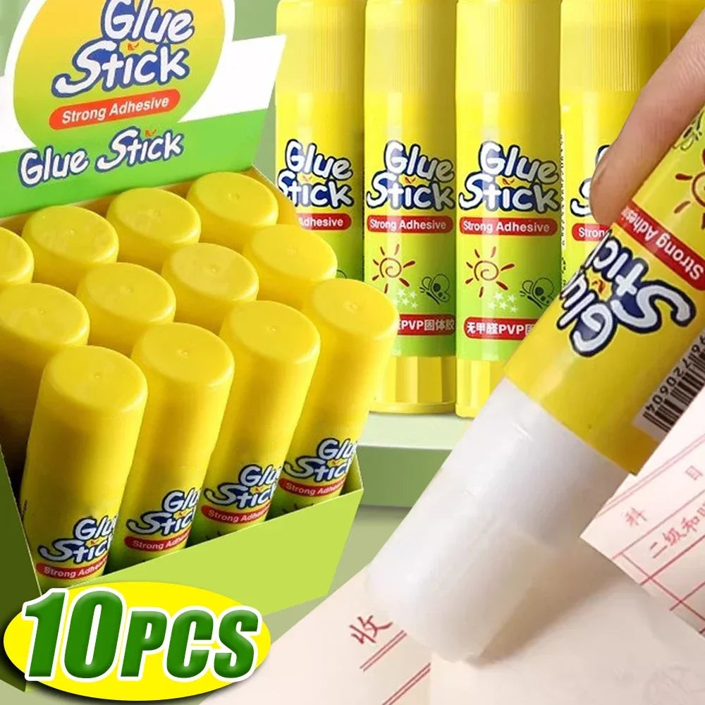 9g High Viscosity Solid Glue Sticks High Efficiency Adhesion Clear Solid Glue Guns for Home School DIY Art Paper Stationery