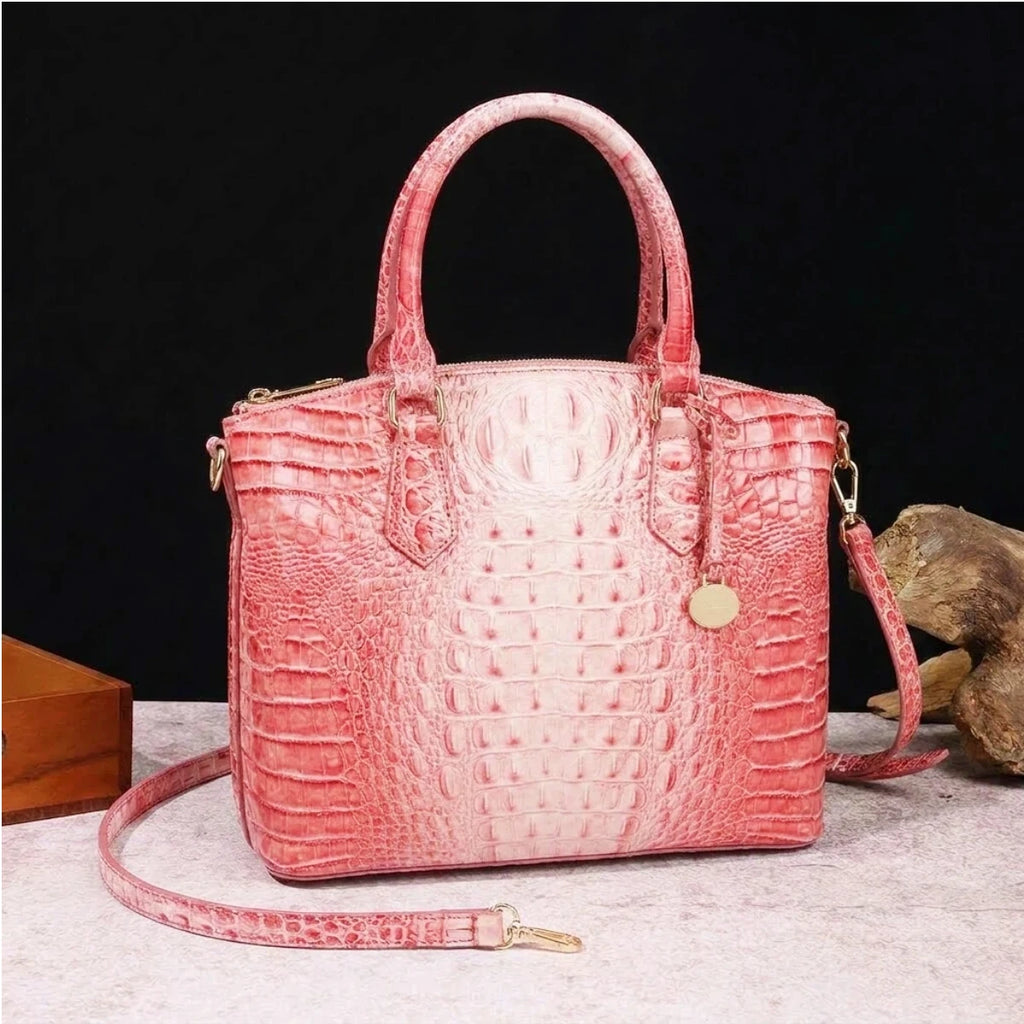 Embossed Dome Tote Bag for Women Convertible Top Handle Shoulder Bag with Detachable Strap Zipper Closure Lightweight Portable Daily Purse Ideal for Outdoor Hiking Camping Travel Weekend Getaway Daily Commute Casual Outing an