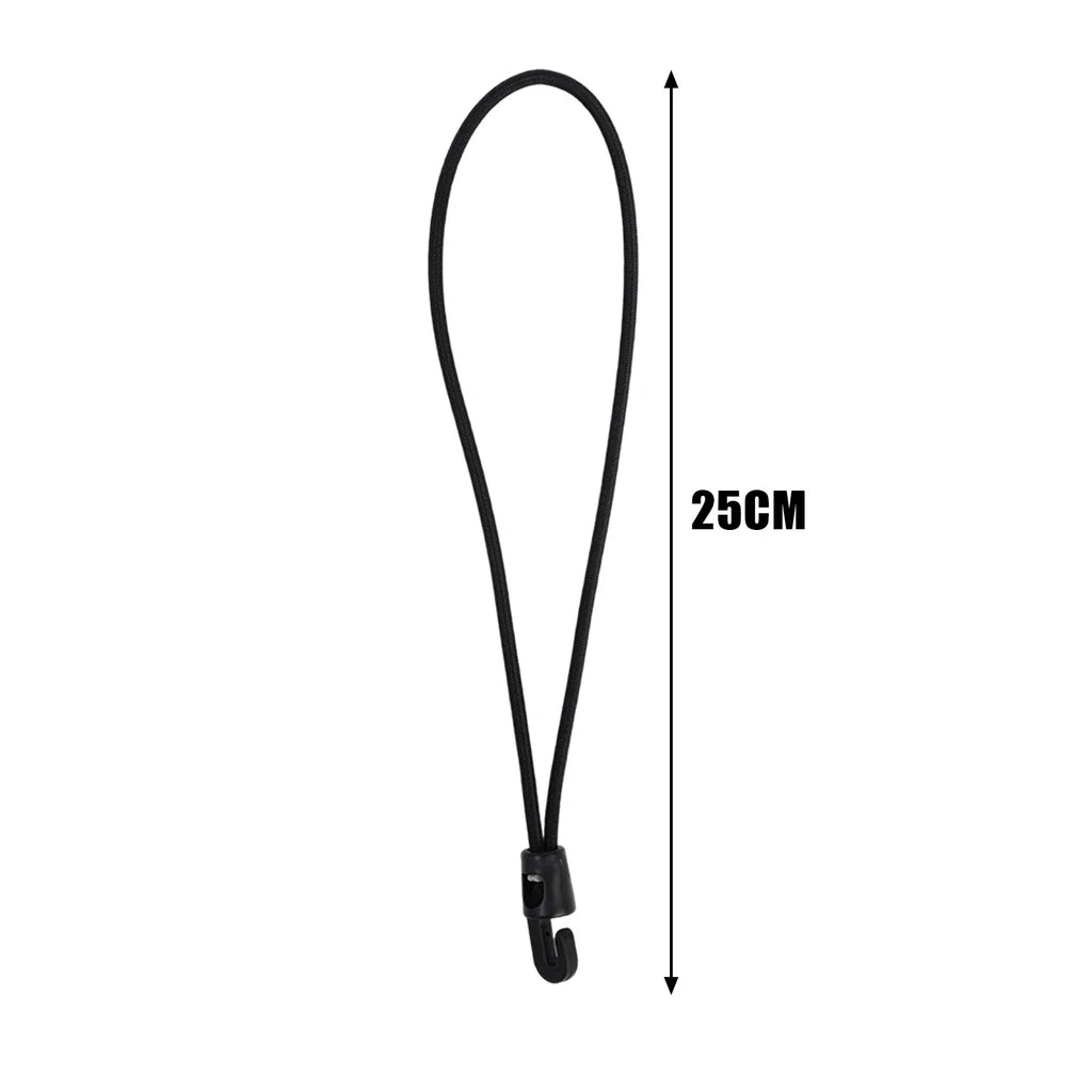 Shock Bungee Cord Gear Strap Tactical Elastic Fix Trekking Pole Anti-slip Paracord Alternative Heavy Duty Water Bottle Map Keys