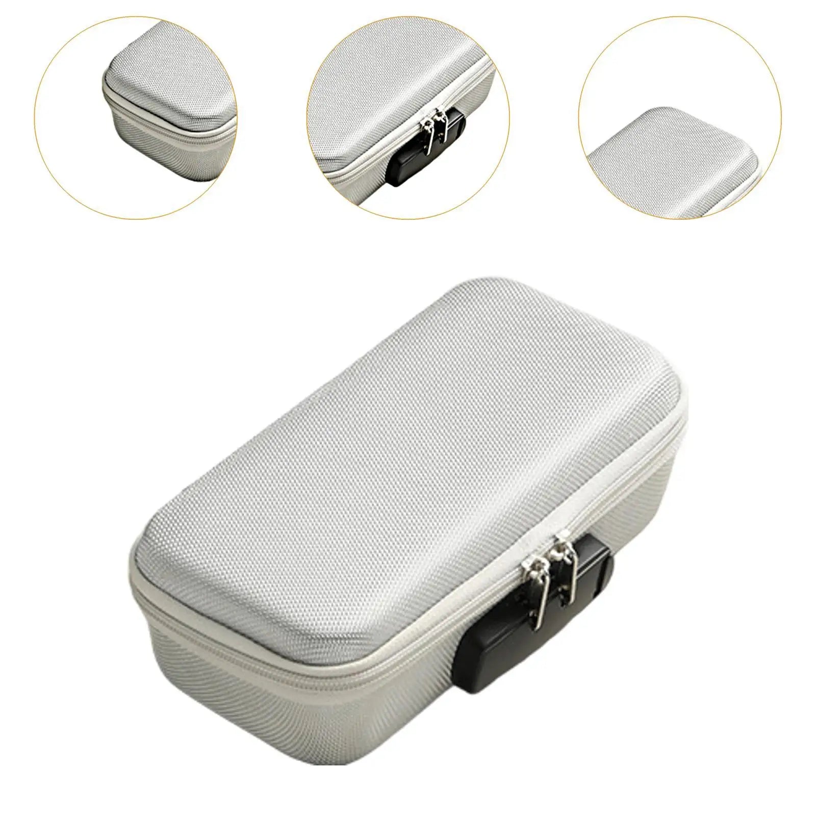 Storage Bag with Digit Lock Practical Compact Easy to Use Multiuse Organizer Case Lockable Box for Home Car Dorm Indoor Outdoor
