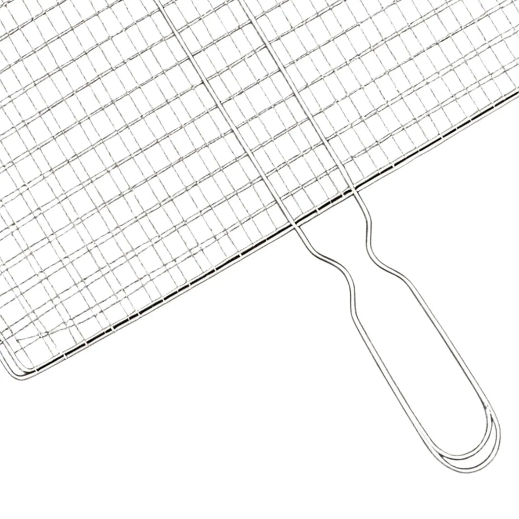 Grill Basket bbq net BBQ Basket Large Folding Grill Basket with Removable Handle.Grill Baskets for Outdoor Grill Camping