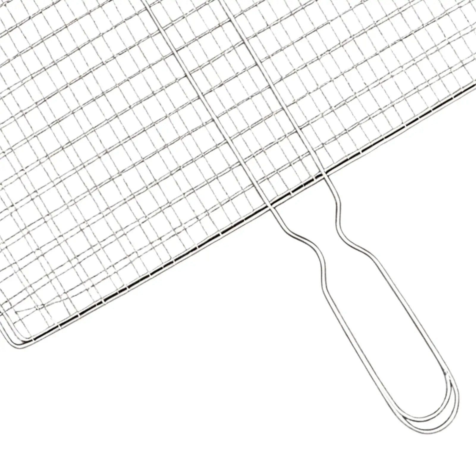 Grill Basket bbq net BBQ Basket Large Folding Grill Basket with Removable Handle.Grill Baskets for Outdoor Grill Camping