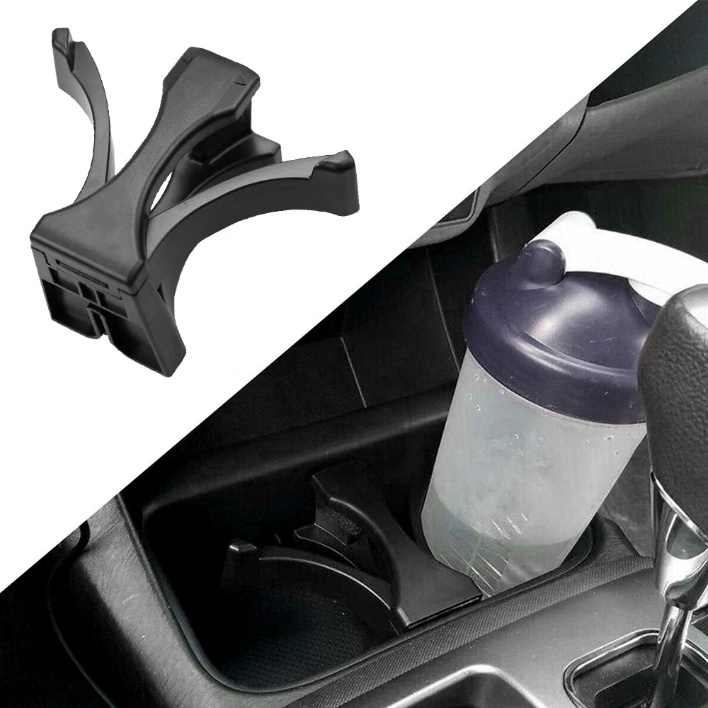 Center Console Cup Holder Insert Divider Black For Toyota Tacoma 2005 2006 2007 2008 2009 Sequoia 2008-2016 Car Accessories