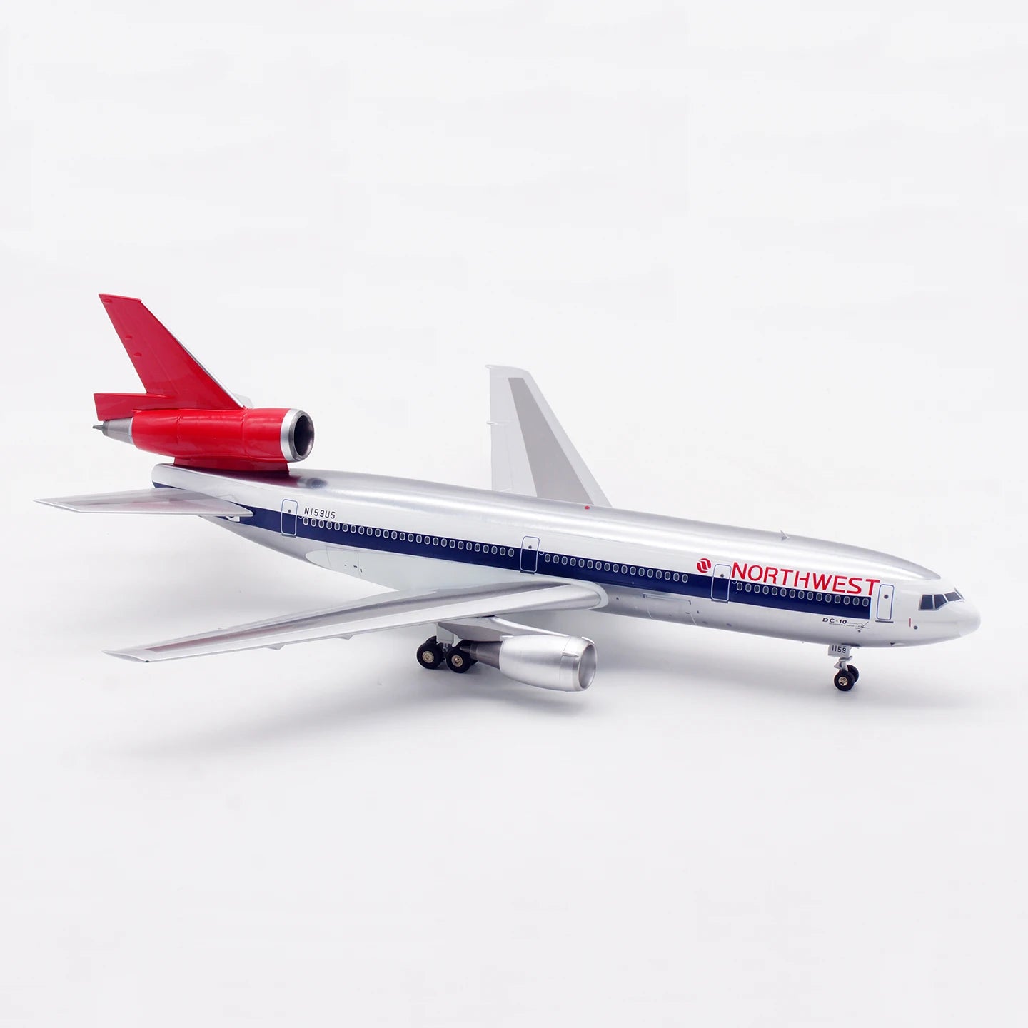 B-104-NW-159P Alloy Collectible Plane B-Models 1:200 Northwest Airlines McDonnell Douglas DC-10-40 Diecast Aircraft Model N159US