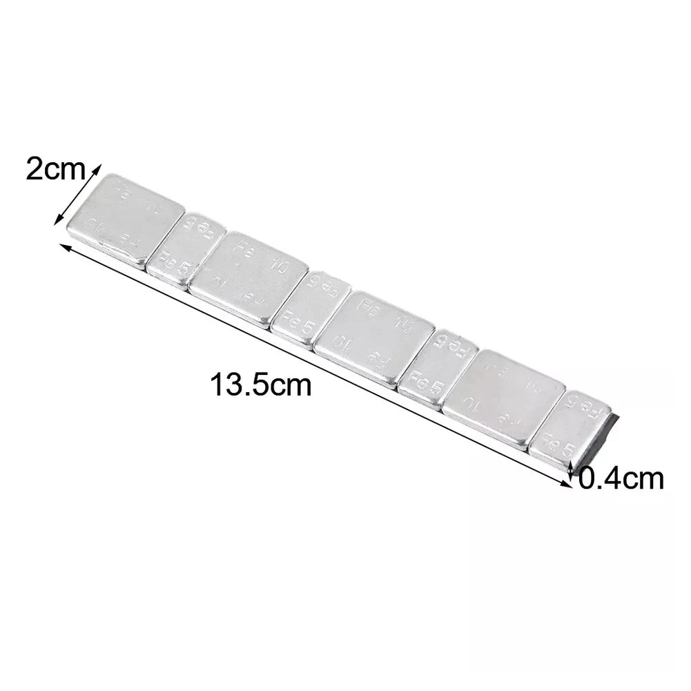 10pcs Car Wheel Balancer Adhesive Wheel Balancing Weight Strips Lead Free Stick On 60g Top Quality