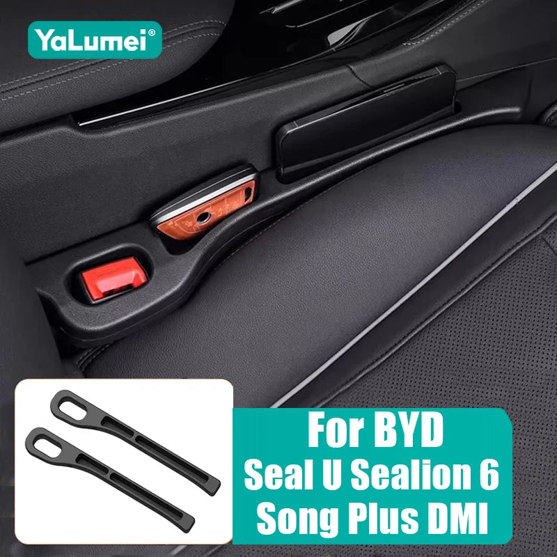 For BYD Seal U Sealion 6 Song Plus DMI EV 2021 2022 2023 2024 2025 2026 Car Seat Crevice Leak Proof Strips Storage Universal