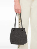 Bucket Women Fashion Evening Bags Diamonds Rainbow Soft Day Clutch Shoulder Snake Chain Rhinestones Party Handbags Wedding Purse