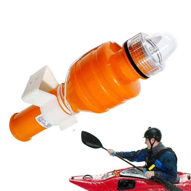 Lifebuoy LED Light Boat Flares High-visibility Flashing Self Lighting Warning Lamp Offshore Position Lights For Kayaking Fishing