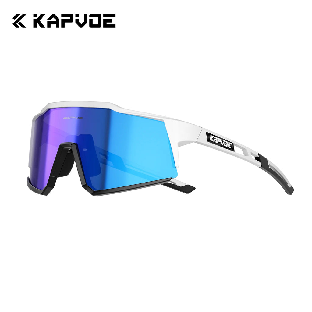 KAPVOE New Mountaineering Sunglasses Cycling Glasses Outdoor Sports Hiking Eyewear Glasses Men Women MTB Bicycle UV400 Windproof