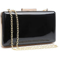 Women's Hard Case Clutch Evening Bag Elegant Shoulder Purse Luxury Design Style Wedding Party Handbag Gold Silver Nude Color