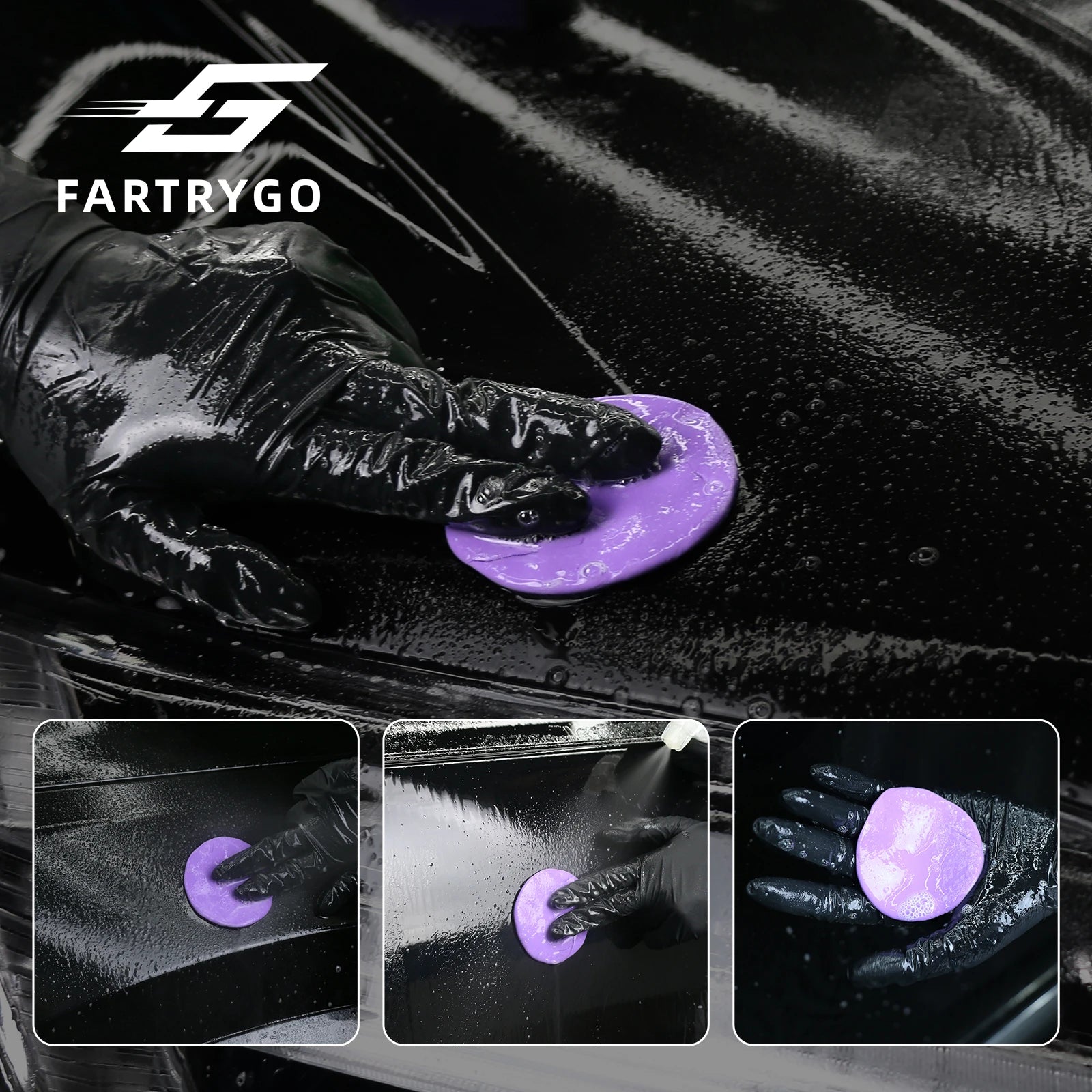 Fartrygo Car Cleaning Clay Bar Washing Mud 100G Magic Clay Bar Auto Vehicle Detailing Cleaner Car Styling Cleaning Tools