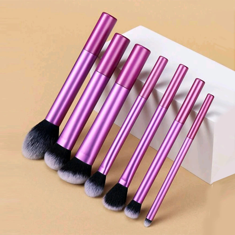12pcs Makeup Brush Kit Soft Synthetic Hair Make Up Brushes Foundation Blush Eyeshadow Cosmetic Makeup Tools