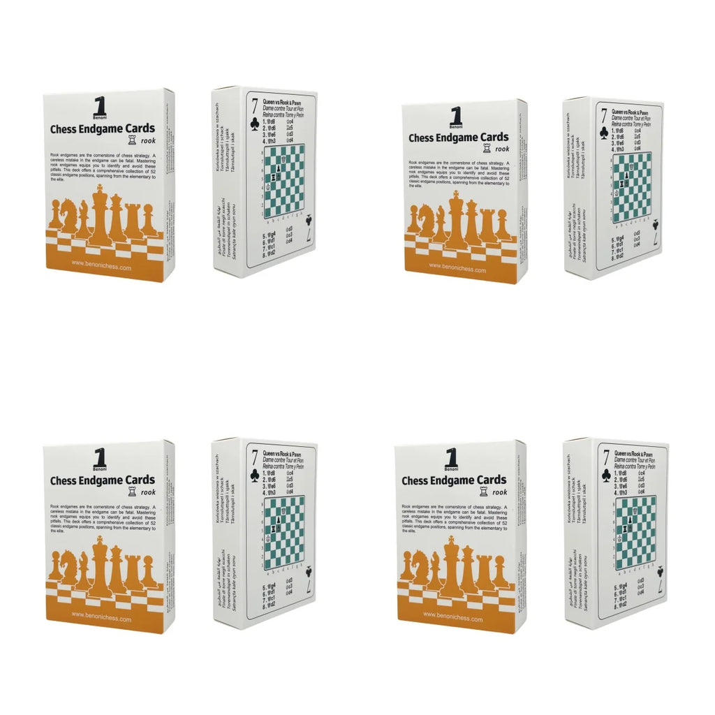 Benoni Chess Opening Cards - Best Gift for Chess Lovers to Study Chess Strategy, Tactics, Opening Moves - Ajedrez