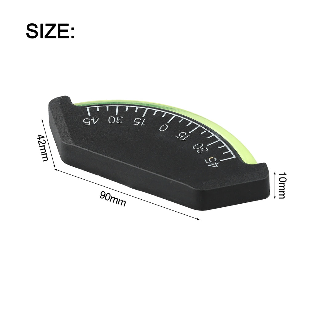 Marine Measurement Approx. 90*42*10mm Slope Meter Boat Level Damping Mechanism Rugged Copolymer Construction For Marine Use