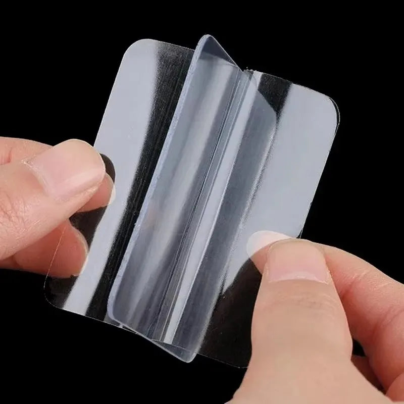 6x6cm Super Strong Double Sided Adhesive Tape Transparent Square Nano Wall Stickers Patch for Home Seamless Waterproof Tapes