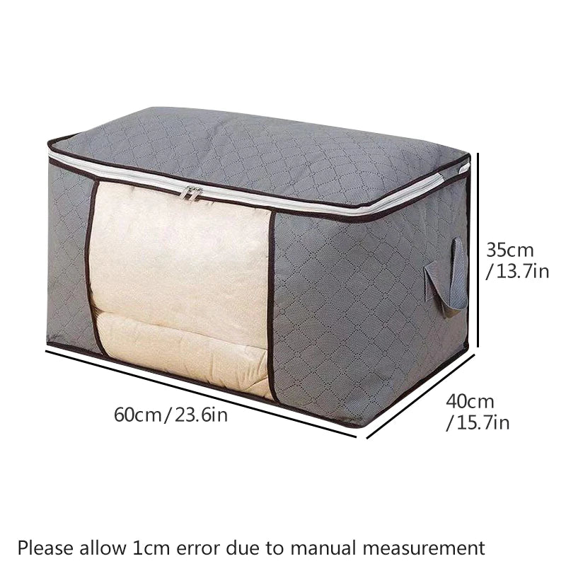 1pc blanket quilt storage bag, dust bag, clothing and miscellaneous items zipper bag with handle