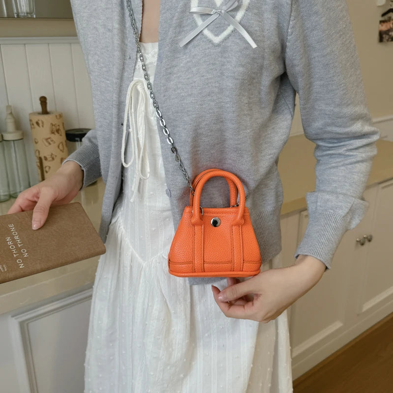 Super Mini Crossbody Bag Ladies Fashion Lipstick Bag 8 Colors Pu Leather Handbag Coin Purse Clothing Versatile Cross Body Bags