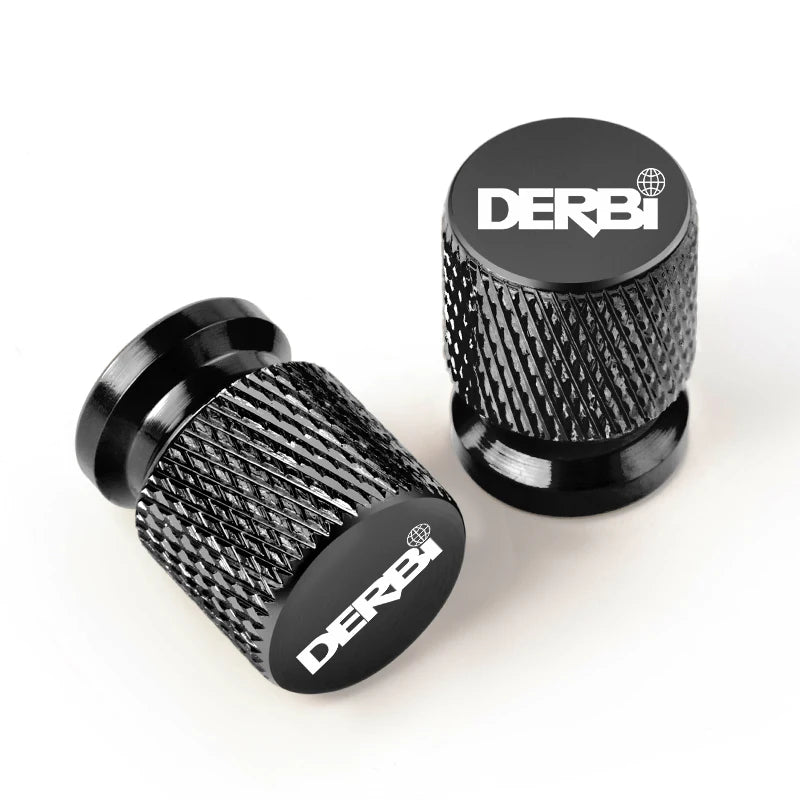 2PCS For DERBI EBE EBS D50B0 VARIANT SPORT R GPR Tire Valve Caps Wheel Tyre Cover CNC Aluminum Alloy Accessories