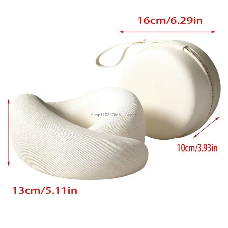Neck Support Pillow For Long Flights Office Work Breaks Head Cushion Breathable