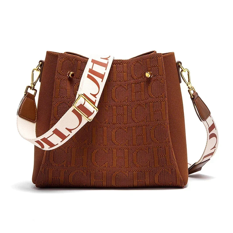 CH Autumn Winter Classic Crossbody Bag Brand Temperament Fashionable Casual Large Capacity Women's Shoulder Bag