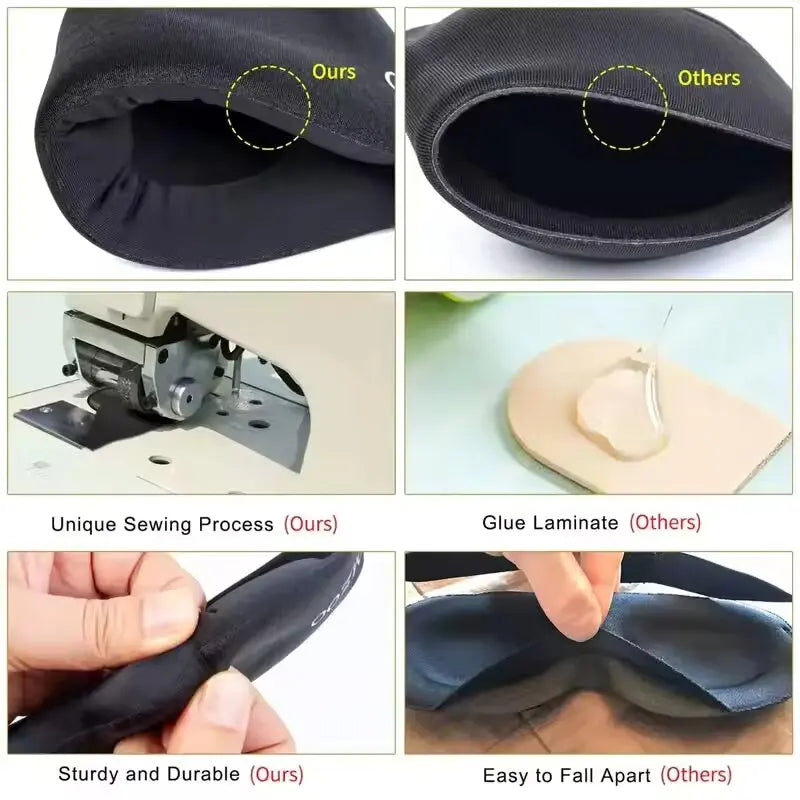 1/2/3PCS Eye Mask for Sleeping 3D Night Sleep Super Soft Mask Block Out Light with Women Men Family for Travel and Home Use