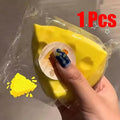 Cheese Squishy Toy Simulation Cheese Squeeze Toy Soft Cute Decompressing Pinching Cheese Sticky Slow Rebound For Adults Toy