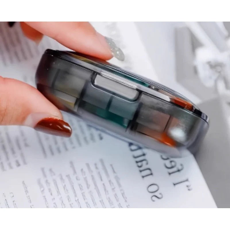 Travel Portable Mini Medicine Pills Boxes Drug Bins Pills Dispenser Pill Storage Box Tablet Pillbox Case Container Organization