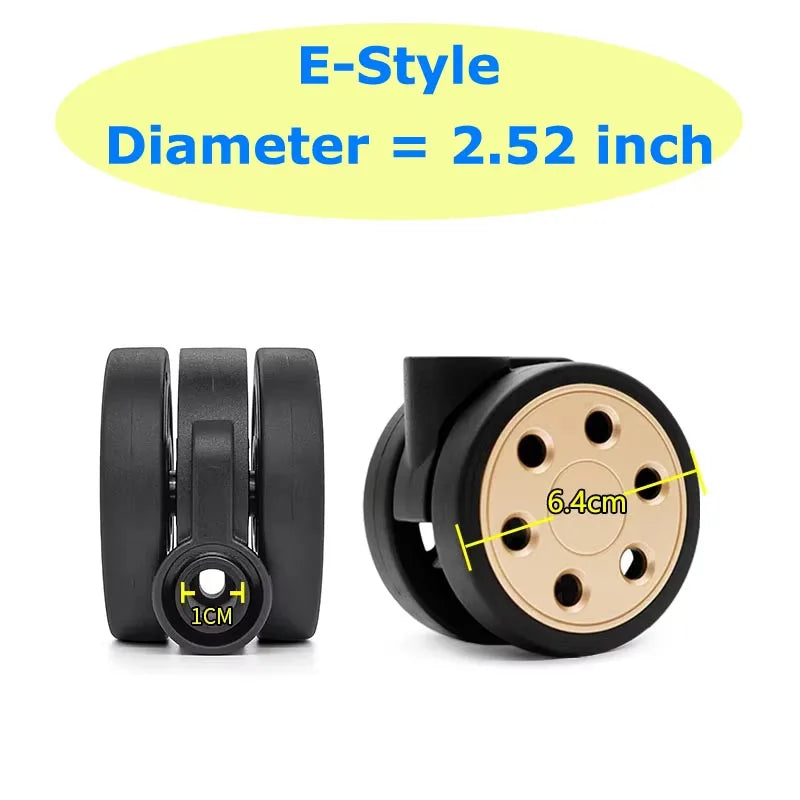 Diameter 1.97INCH/2.52 INCH Wheels for rimowa suitcase wheel replacement for rimowa suitcase wheel assembly rimowa suitcase part