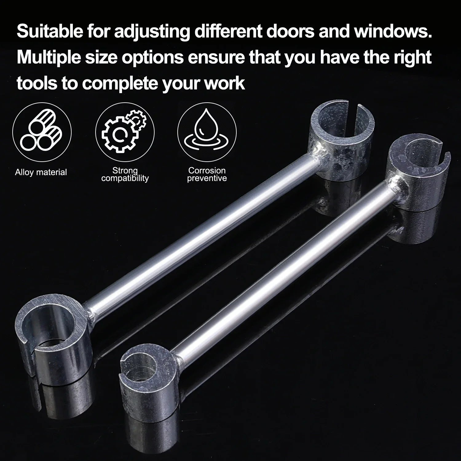 Double Head Hinge Gap Adjusting Wrench Door Hinge Repair Spanner  for Home Hinge Gaps Repair Hand Tools