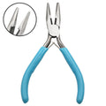 Small Pliers Stainless Steel Tong Head Jewelry Pliers Making Tool DIY Multi-purpose Tool Pliers Round Needle Nose Pliers Parts