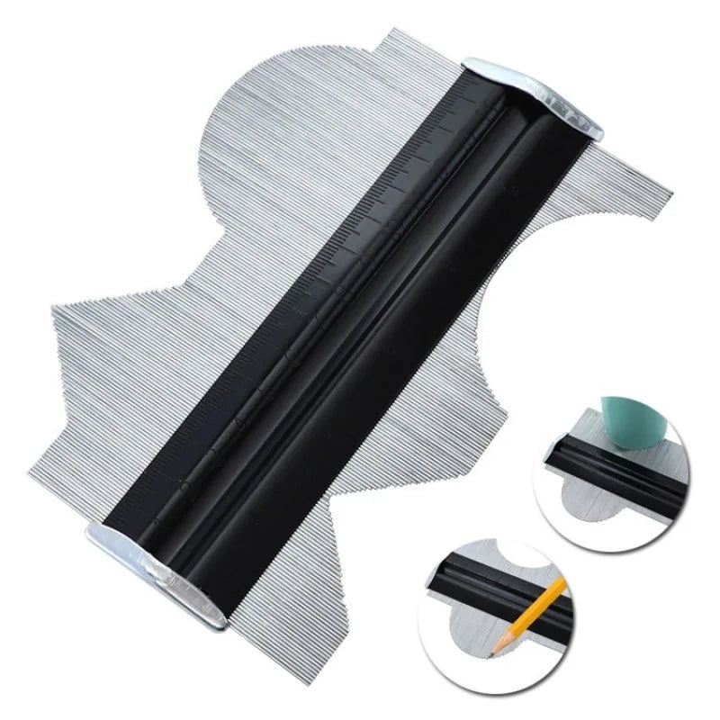 125mm 150mm 200mm Metal Professional Contour Gauge  Tiling Laminate Tiles General Tools  Duplicator Profile Copy Gauge