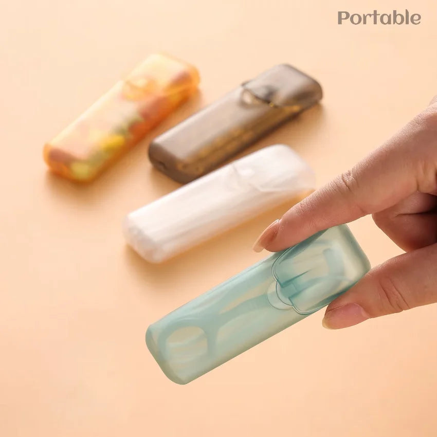 Mini Travel Organizer Box Eco Friendly Small Item Storage Box Pp Plastic Pill Case Mini Portable Toothpick Holder For Travel