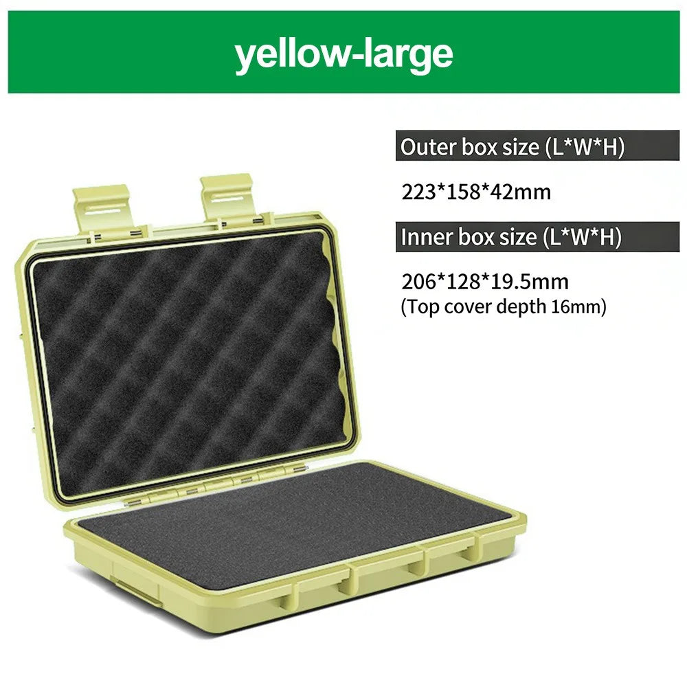 Plastic Storage Case Shock Resistant Protective Padding Protection Equipment Box Organizer Multi-functional Sealed Storage Box