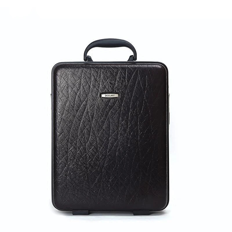 Men Business Briefcase Suitcase Vertical Style Code Lock Bag Document Laptop Case 13 15 Inch For Travel Carry On Luggage Case