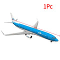 1Pc 1:100 737 Aircraft Dutch Airlines 3D Paper Model DIY Handmade Toys‘