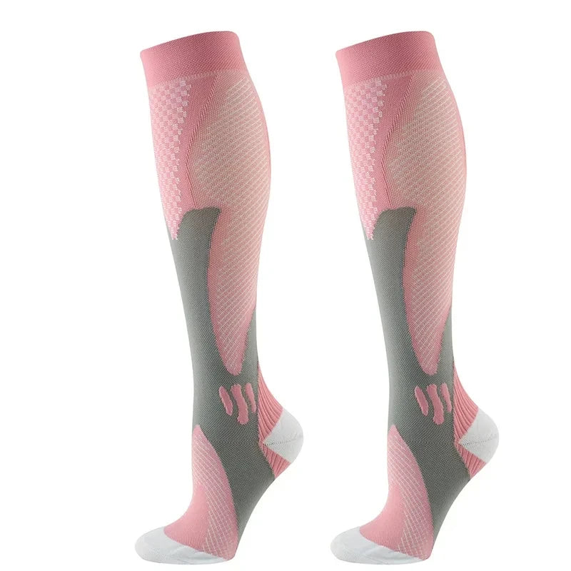Compression Socks Varicose Veins Socks Pregnancy Anti Fatigue Blood Circulation Socks Gym Outdoor Cycling Football Fitness Socks