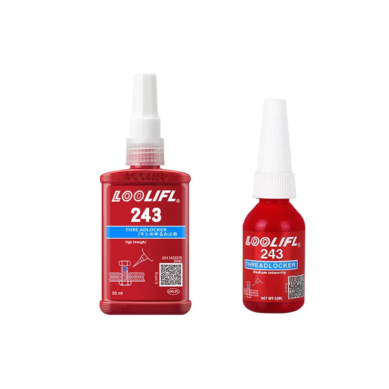 10ml LOOLIFL 243 Screw Adhesive 243 Anaerobic Glue Anti-loose Anti-slip Sealing Thread Locking Agent Anti-slip Caulk Sealers