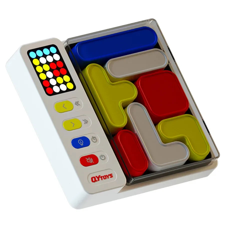 Qiyi Smart Puzzle Introductory Version Electronic Toys Logic Brains Teaser Huarong Road Board Game Early Educational Enlighten