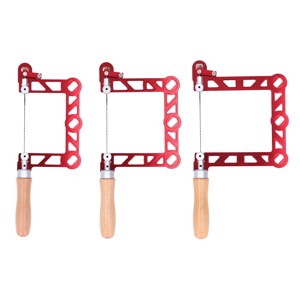 3/4/5 INCH Hand Coping Saw Mini Woodworking Hand Saw U Shape Wooden Handle Coping Saw for Jeweler Metal Processing