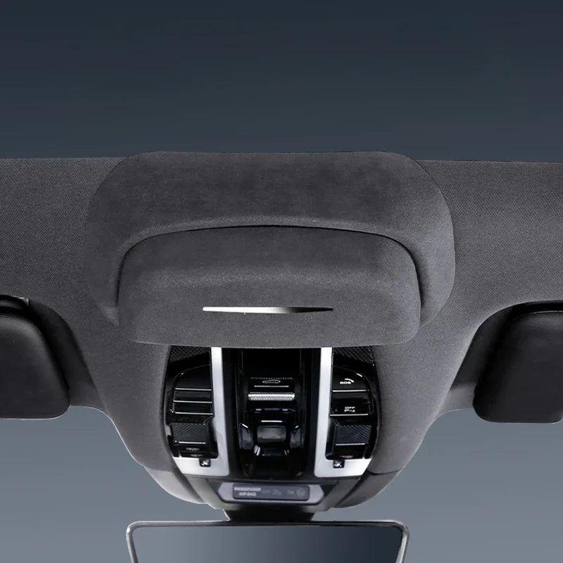 For Porsche Cayenne 2019-2024 Car Glasses Case Roof Sunglasses Storage Clip Car Accessories Interior Modification Accessories