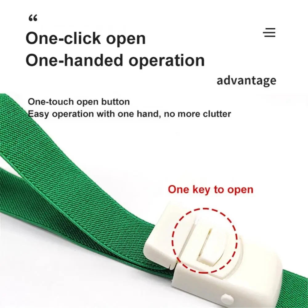 1pcs~10pcs First Aid Colorful Medical Paramedic Tourniquet Quick Release Buckle Outdoor Sport Emergency For Medical Nurse Use