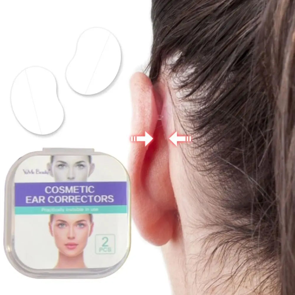 Hot Behind Ear Ears Cosmetic Transparent Waterproof Adhesive Ear Corrector Silicone Comfortable Ear Tape for All Ages Women Men
