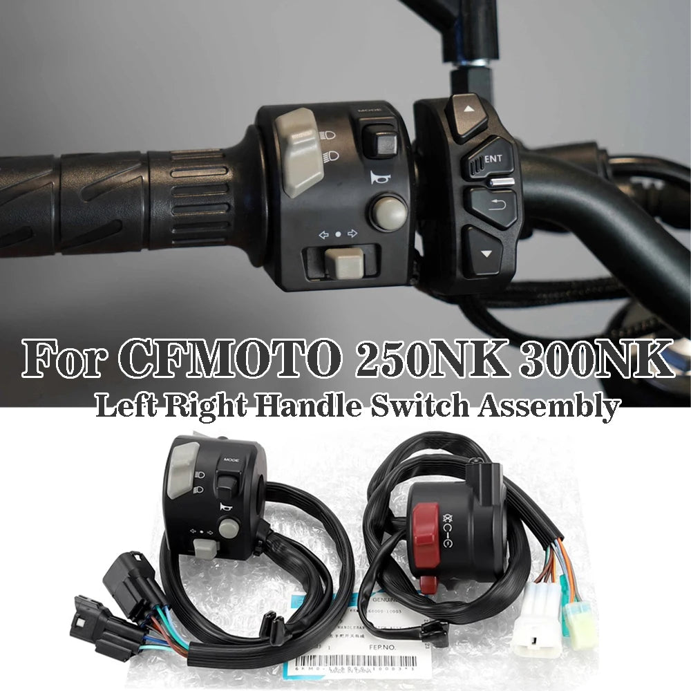 For CFMOTO 250NK 300NK 250 300 NK Motorcycle Original Left Right Handle Switch Handle Start Horn Ignition Headlight Turn Switch